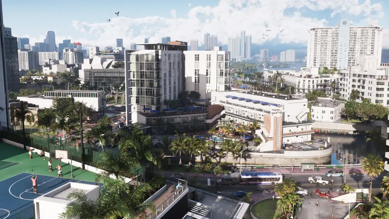 Vice City coast from official GTA VI media
